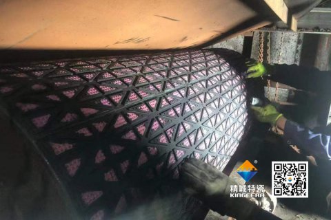 【案例】bifa必发陶瓷滚筒包胶：火电输煤系统耐磨十年验证